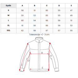Vyriška juodos spalvos džinsinė striukė Manti