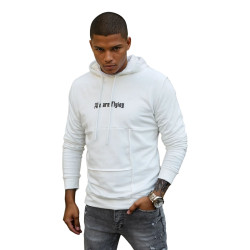 Baltas vyriškas džemperis Fly