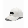 Unisex white cap Grid