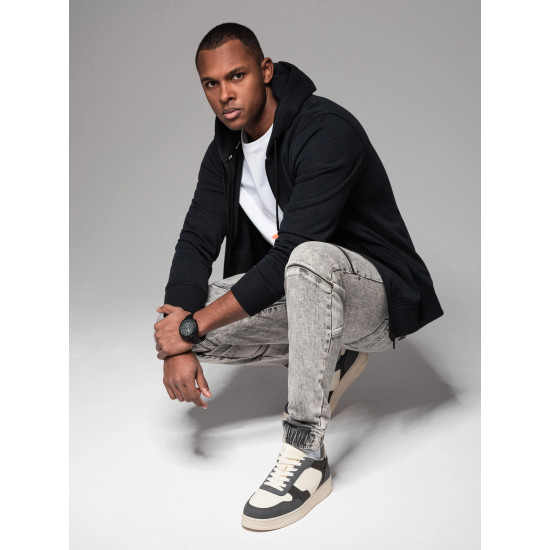 Men's grey joggers Adren V4 OM-PADJ-0243 - Trousers Men's grey joggers Adren V4 OM-PADJ-0243