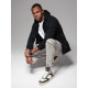 Men's grey joggers Adren V4 OM-PADJ-0243 - Trousers Men's grey joggers Adren V4 OM-PADJ-0243