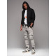 Men's grey joggers Adren V4 OM-PADJ-0243 - Trousers Men's grey joggers Adren V4 OM-PADJ-0243