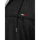 Juoda striukė su gobtuvu Kemir JS/16M9207/392 - Vyrams Juoda striukė su gobtuvu Kemir JS/16M9207/392
