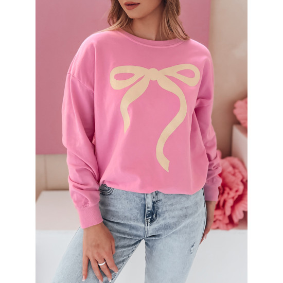 Women's pink jumper Cute BY1375