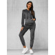 Women's dark grey velour set Merlin JS/35C1612/5 - For women Women's dark grey velour set Merlin JS/35C1612/5