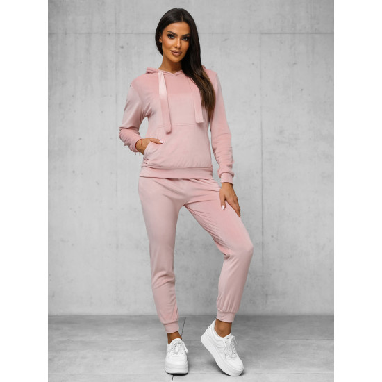 Moteriškas rožinis veliūrinis komplektas Merlin JS/35C1612/20