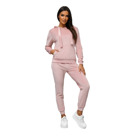 Moteriškas rožinis veliūrinis komplektas Merlin JS/35C1612/20