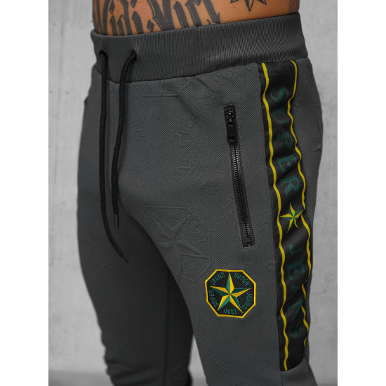 Vyriškas tamsiai pilkas sportinis komplektas Super O/FF3562AB