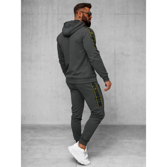 Vyriškas tamsiai pilkas sportinis komplektas Super O/FF3562AB