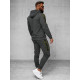 Vyriškas tamsiai pilkas sportinis komplektas Super O/FF3562AB