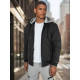 Men's black hooded jacket Stefun TX5010