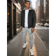 Men's black hooded jacket Stefun TX5010