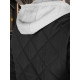 Men's black hooded jacket Stefun TX5010