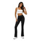 Women's black trousers Karin JS/XY23008L - Jeans and Trousers Women's black trousers Karin JS/XY23008L