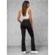 Women's black trousers Karin JS/XY23008L - Jeans and Trousers Women's black trousers Karin JS/XY23008L