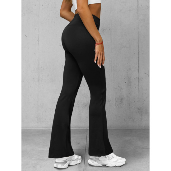 Women's black trousers Karin JS/XY23008L - Jeans and Trousers Women's black trousers Karin JS/XY23008L