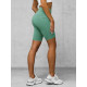 Women's mint coloured biker shorts Neli JS/XY24004S - For women Women's mint coloured biker shorts Neli JS/XY24004S