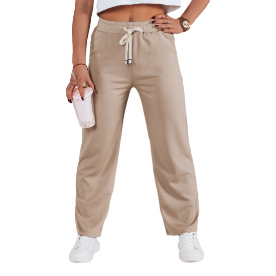 Women's casual brown trousers Relax UY2403 - Jeans and Trousers Women's casual brown trousers Relax UY2403