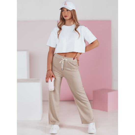 Women's casual brown trousers Relax UY2403 - Jeans and Trousers Women's casual brown trousers Relax UY2403