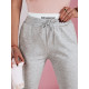 Moteriškos laisvalaikio pilkos slim fit kelnės Sport UY2400 - Džinsai ir Kelnės Moteriškos laisvalaikio pilkos slim fit kelnės Sport UY2400