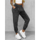 Women's dark grey velour trousers Azil JS/92K527/5 - Jeans and Trousers Women's dark grey velour trousers Azil JS/92K527/5