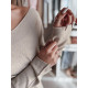 Women's brown thin sweater Otilija MY2441 - For women Women's brown thin sweater Otilija MY2441