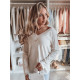 Women's white thin sweater Otilija MY2439 - For women Women's white thin sweater Otilija MY2439