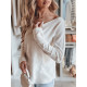 Women's white thin sweater Otilija MY2439 - For women Women's white thin sweater Otilija MY2439