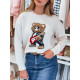 Women's white jumper Mislook MY2467