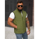 Men's khaki waistcoat Edoar JS/31M5062/136 - For men Men's khaki waistcoat Edoar JS/31M5062/136