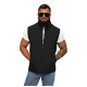 Men's black waistcoat Edoar