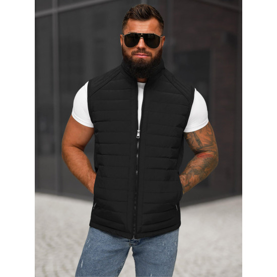 Men's black waistcoat Edoar JS/31M5062/392 - For men Men's black waistcoat Edoar JS/31M5062/392