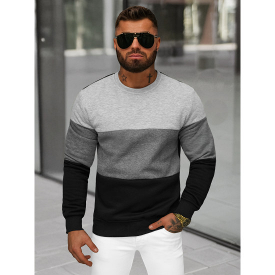 Men's black jumper Diego JS/8B1303/3 - Men's Sweaters| Sweaters online Men's black jumper Diego JS/8B1303/3