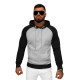 Men's grey hooded jumper Aiden JS/8B157/2 - Men's Sweaters| Sweaters online Men's grey hooded jumper Aiden JS/8B157/2