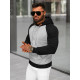 Men's grey hooded jumper Aiden JS/8B157/2 - Men's Sweaters| Sweaters online Men's grey hooded jumper Aiden JS/8B157/2