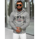 Men's grey hooded jumper Chicago O/TT30508 - Men's Sweaters| Sweaters online Men's grey hooded jumper Chicago O/TT30508