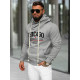 Men's grey hooded jumper Chicago O/TT30508 - Men's Sweaters| Sweaters online Men's grey hooded jumper Chicago O/TT30508