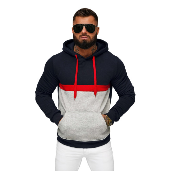Men's dark blue jumper Ovil JS/8B1319/25 - Men's Sweaters| Sweaters online Men's dark blue jumper Ovil JS/8B1319/25
