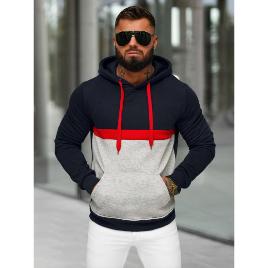 Men's dark blue jumper Ovil JS/8B1319/25 - Men's Sweaters| Sweaters online Men's dark blue jumper Ovil JS/8B1319/25