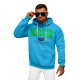 Men's blue hooded jumper Back O/TT30513 - Men's Sweaters| Sweaters online Men's blue hooded jumper Back O/TT30513