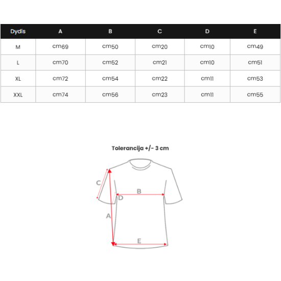 Men's black t-shirt Stary O/QQ1323