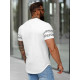 Vyrški balti marškinėliai Bicon O/B1213