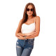 Women's light white blouse Tina