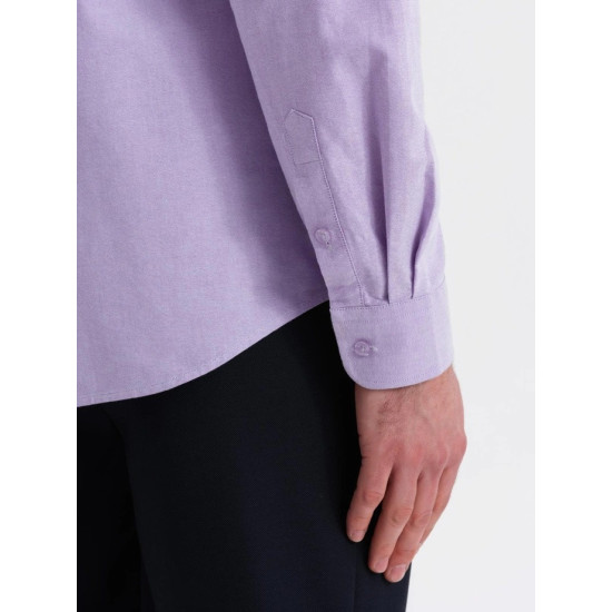 Men's purple shirt Adrian V2 OM-SHOS-0183