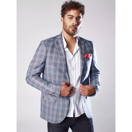 Men's checked jacket Danil MX0566