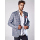 Men's checked jacket Danil MX0566