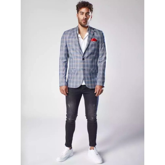 Men's checked jacket Danil MX0566