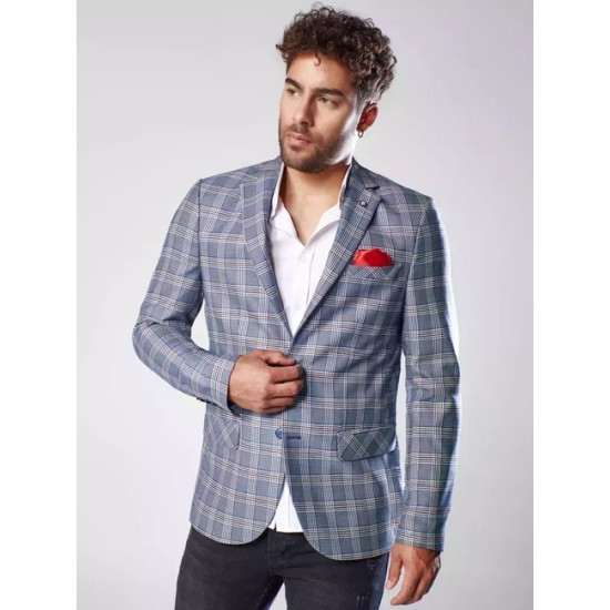 Men's checked jacket Danil MX0566