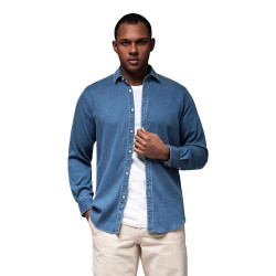 Vyriški džinsiniai mėlyni marškiniai Mant