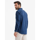 Men's denim dark blue shirt Mant V1 OM-SHDS-0180